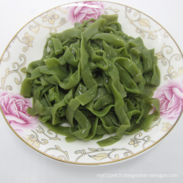 Pâtes à fettuccine aux épinards à faible teneur en calories avec certificat Brc